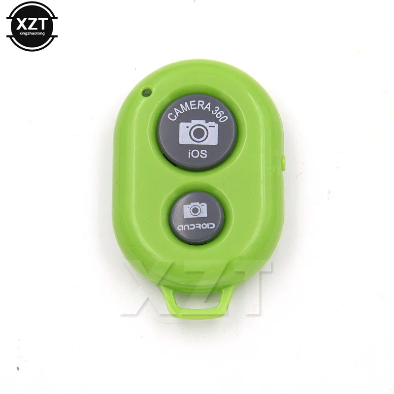 Bluetooth Wireless Remote Shutter for iOS & Android Selfies Peaceful Pleasures Health and Wellness Green