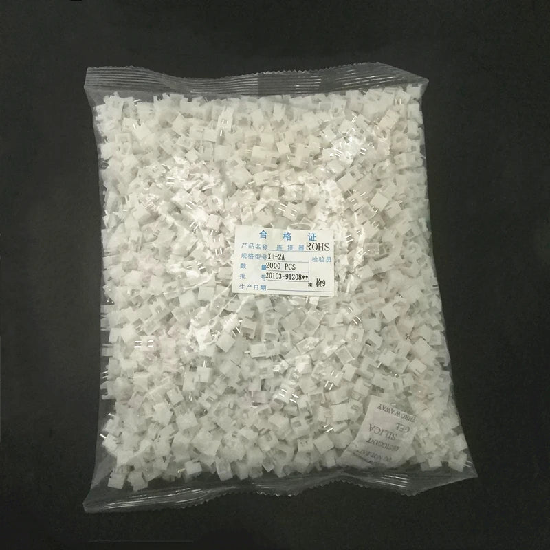 2000pcs XH2.54 2p 3p 4pin 2.54mm Pitch Pin Header JST Wire Connectors Adaptor XH 2.54mm Spacing Connector Peaceful Pleasures Health and Wellness 3P