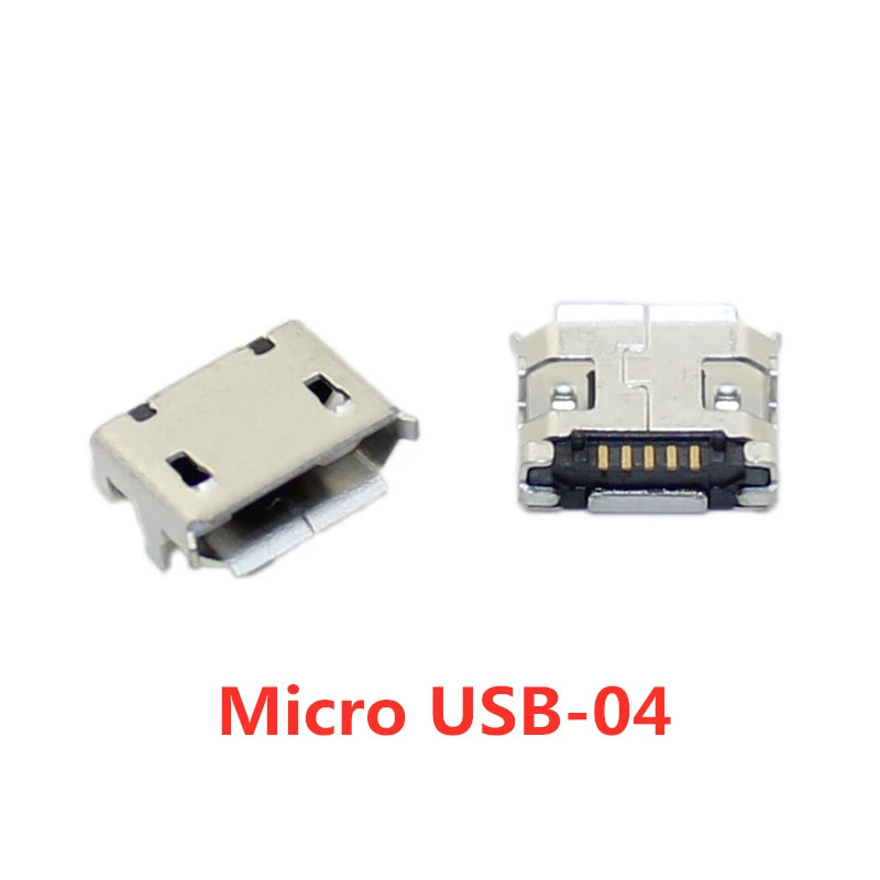 10pcs/Lot Micro USB 5 Pin SMT Socket Connector Type B Female Placement SMD DIP USB Charging Connectors Peaceful Pleasures Health and Wellness micro usb-4 10PCS