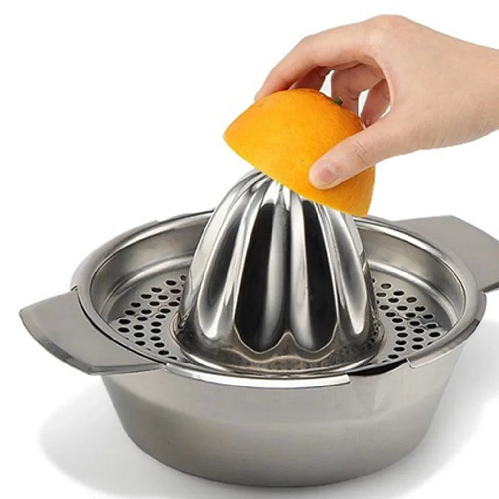 Stainless Steel Hand Press Lemon & Citrus Squeezer – Manual Juicer for Lemon, Lime & Orange