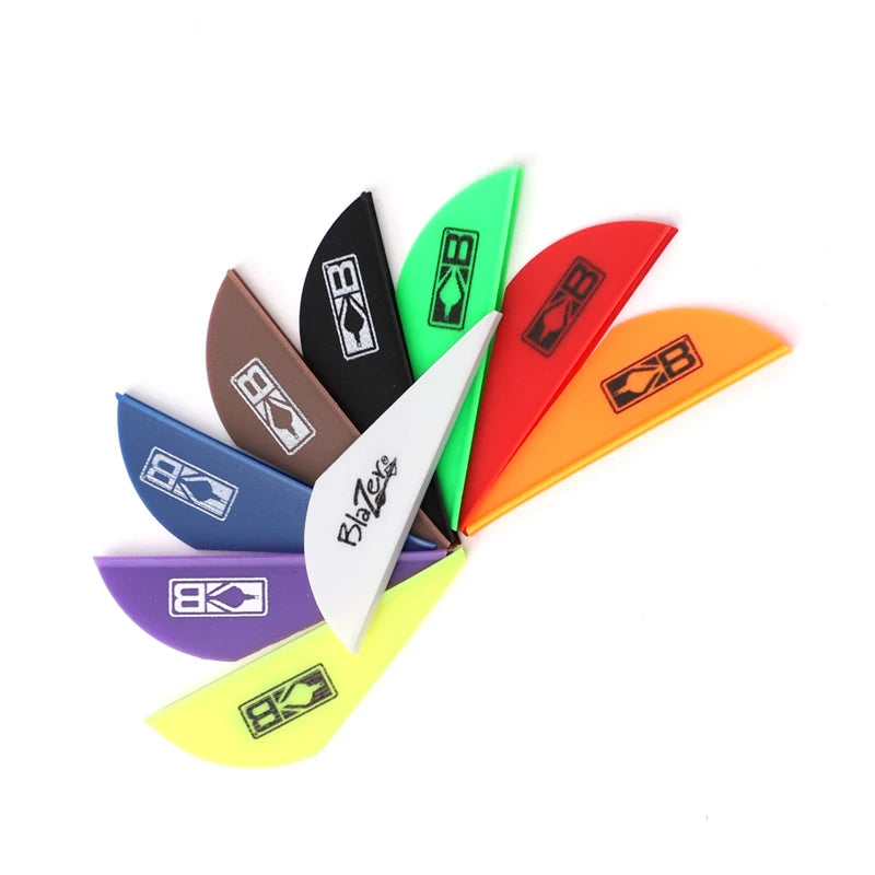 Arrow Feather Archery Fletching Vane TPU DIY Hunting Shooting