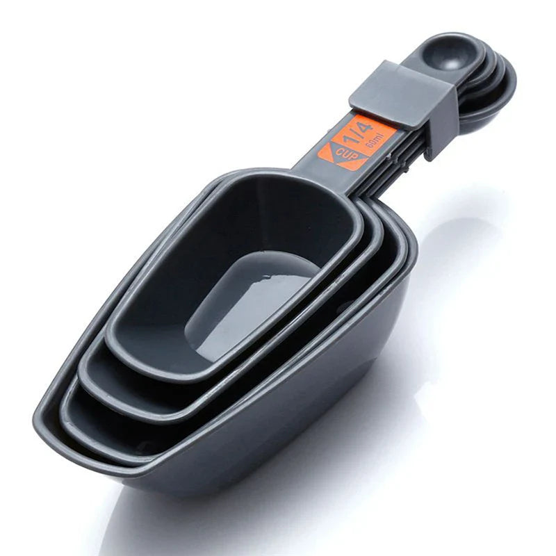 4-Piece Double-Head Measuring Spoons & Cups Set | Baking Tool