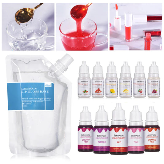 DIY Lip Gloss Kit – Pigment, Flavor Oil & Gloss Base DIY Lip Gloss Kit Oasis Select