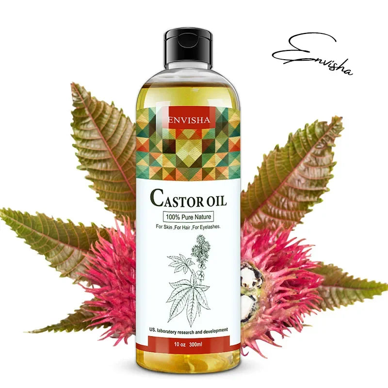 ENVISHA Body & Hair Oil – Argan, Jojoba, Castor & Coconut Body Oil Peaceful Pleasures Health and Wellness Castor OIil Other