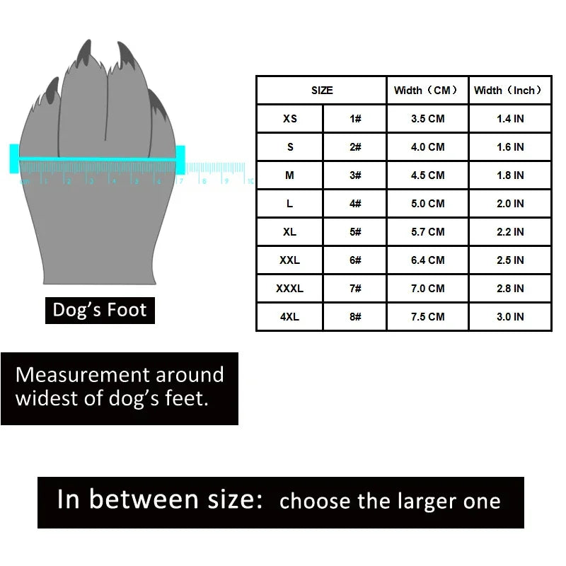 TRUELOVE Pet Shoes Waterproof Anti-slip for Puppy Medium and Large Dog Protect Pet Feet ArmyGreen Winter Snow 2/4pcs/set YS1891 Peaceful Pleasures Health and Wellness