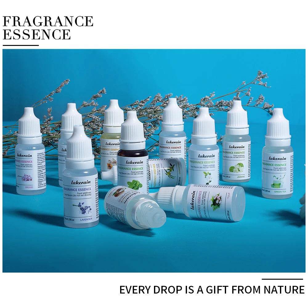 24Pcs Scents Natural Flavoring Oil Long Lasting Fragrance Essencei Oil for Lip Gloss DIY Lipgloss Base Gel Candle Soap Making Peaceful Pleasures Health and Wellness