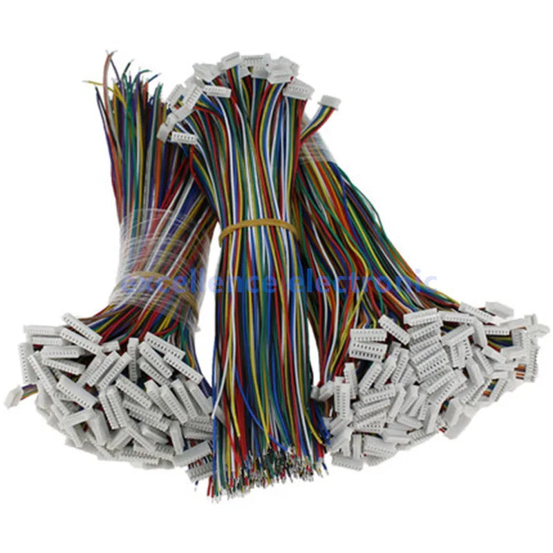 10PCS Mini Micro JST 1.25 2/3/4/5/6/7/8/9/10 Pin Female Plug Connector with Wire 1.25MM 10cm 15cm 20cm Single/double Head Tinned Peaceful Pleasures Health and Wellness