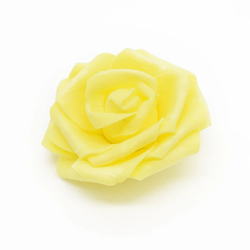 Artificial Silk Rose Heads 20/40PCS – Wedding & Home Decor
