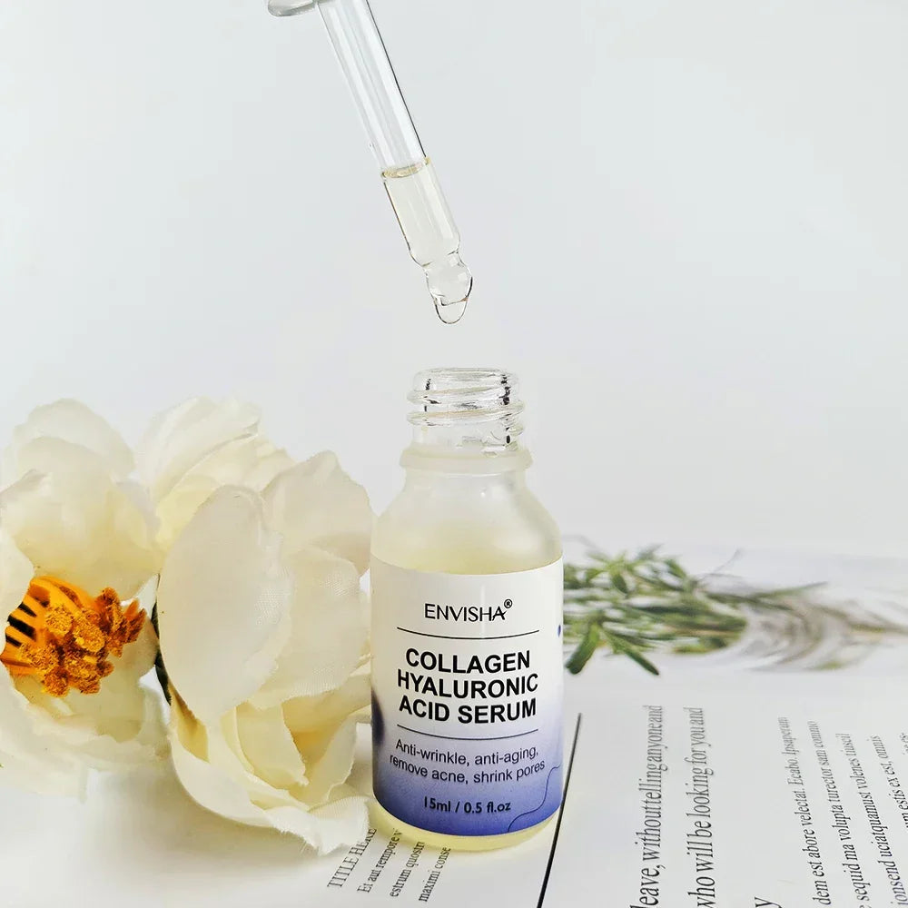 ENVISHA Anti-Aging Face Serum – Collagen, Hyaluronic Acid & Retinol 15ml Face Serum Peaceful Pleasures Health and Wellness