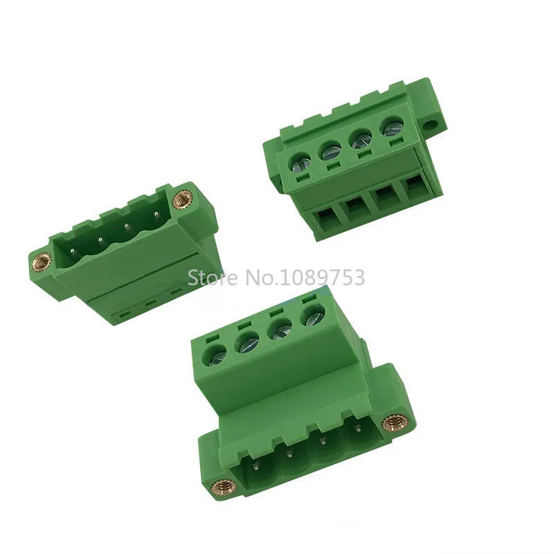 5sets 5.08 Through-wall Welding-free Terminal 2P/3P/4P/5P/6P/7P/8P/10P 2EDGWC 5.08mm Fixed Terminal on The Plug-in Panel Peaceful Pleasures Health and Wellness