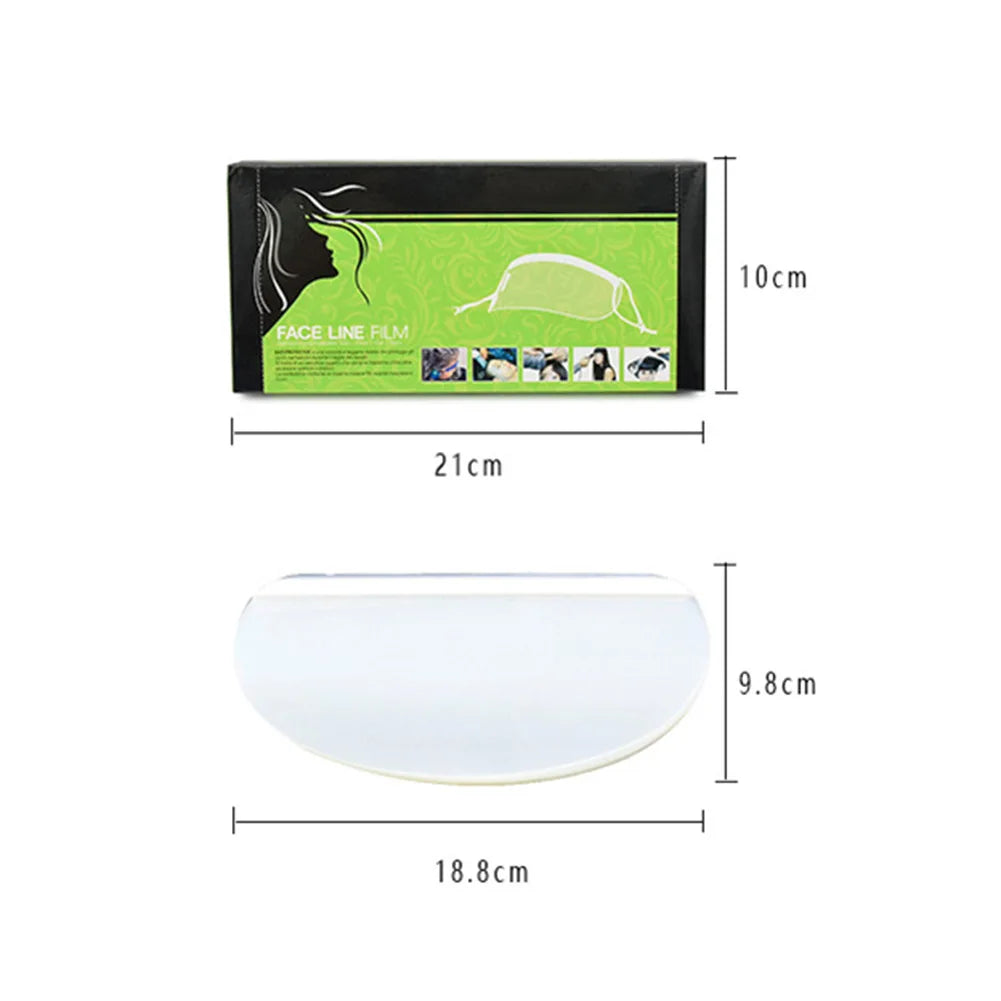 50Pcs Cutting Hair Shower Face Shields Visors Disposable Transparent Hairdresser Eye Protector Shield Salon Hairdressing Tools Peaceful Pleasures Health and Wellness