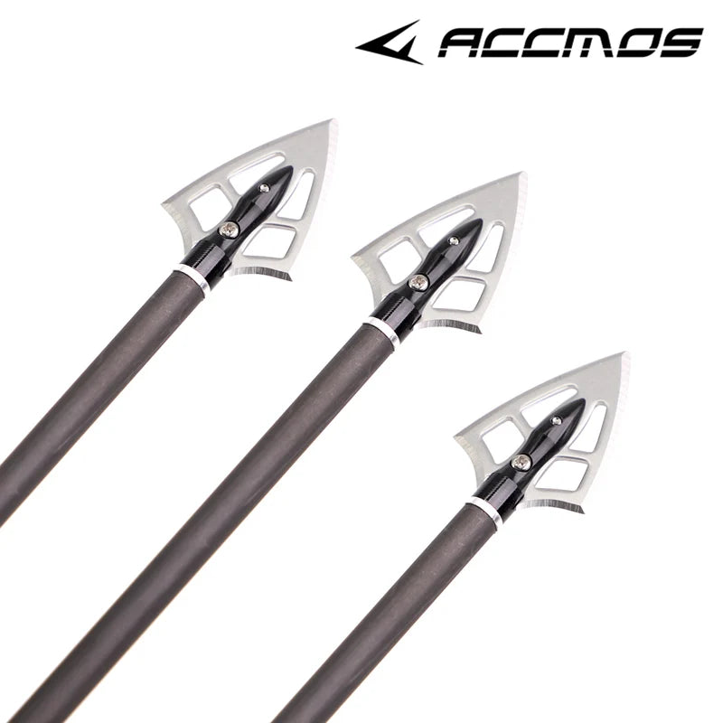 Archery Broadhead 100 125grain Arrowhead Sharp 2 3 Blades Arrow Tip