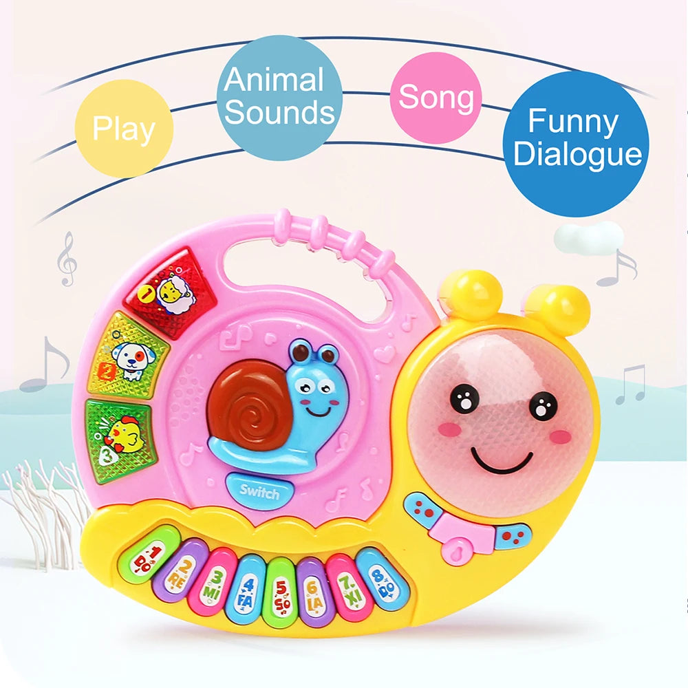 Kid Cartoon Piano Keyboard Game Electronic Multifunctional Toy Animal