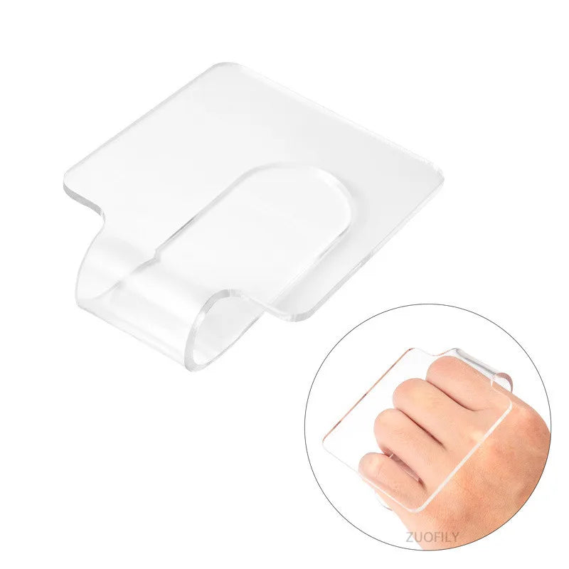 Acrylic Clear Makeup Mixing Palette – Foundation & Nail Art