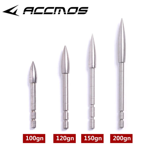 12 DIY 100 120 150 200 Grain Stainless Steel Bullet Point Tip ID4 Peaceful Pleasures Health and Wellness 12pc OD6.1-120grain