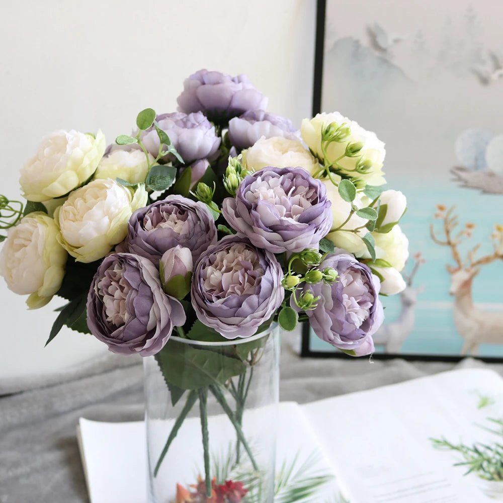 30cm Silk Peony Artificial Flowers | Wedding & Home Décor