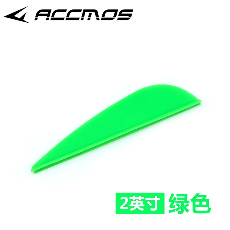 Lot Rubber Arrow Vanes 2 5 3 4 Inches Plastic Fletch Archery Feathers
