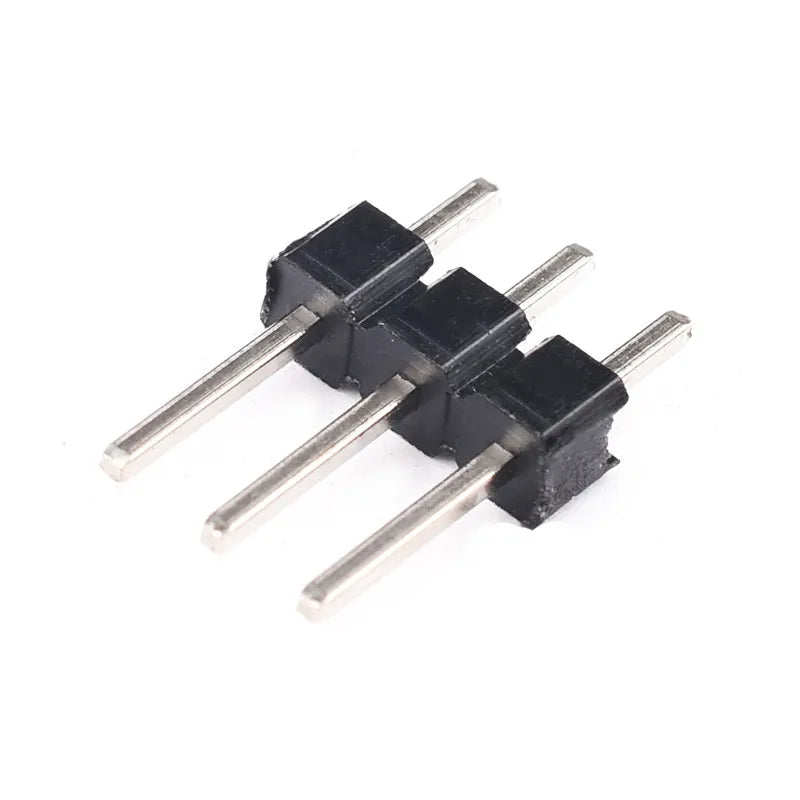 20PCS Gold Plating 2.54mm Single Row Male Pin Header 1x2P/3/4/5/6/8/10P/12/20 40Pin Strip Connector Peaceful Pleasures Health and Wellness