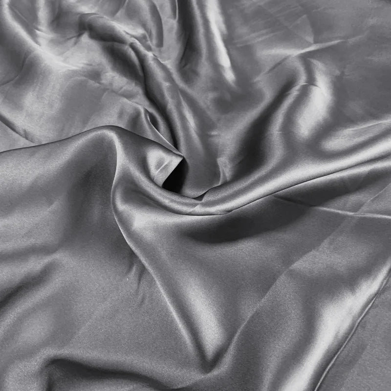 100% Mulberry Silk Charmeuse Fabric 114cm Wide | Plain Dyed