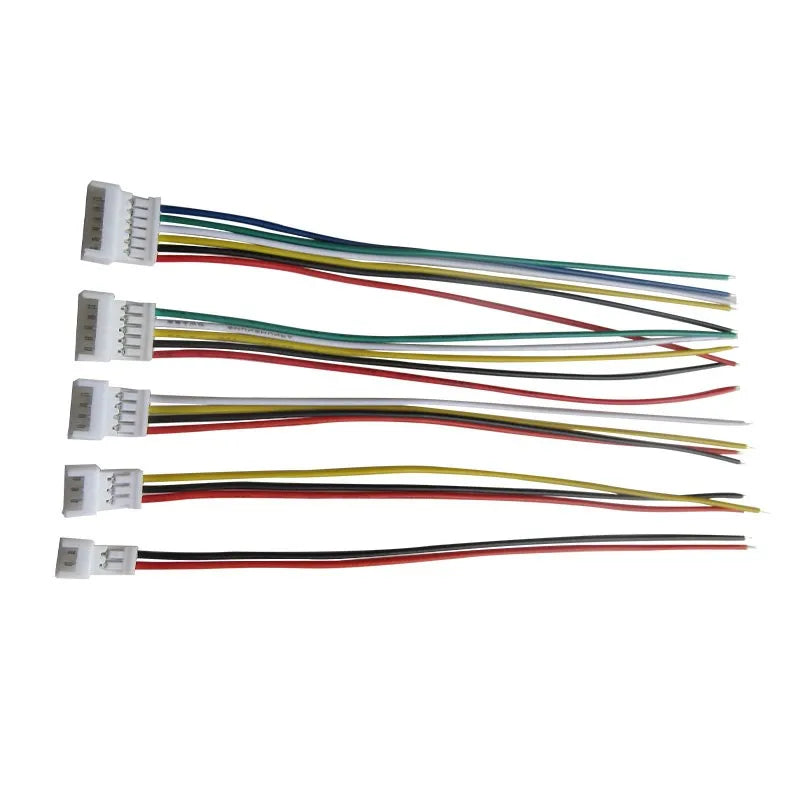 10Pairs JST 1.25 Male Female Wire Connector Pitch 1.25mm 2P 3P 4P 5P 6P JST Plug Jack Terminal Cable Connector Length 10CM Peaceful Pleasures Health and Wellness
