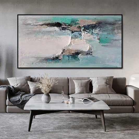 Oil Painting On Canvas Handmade Abstract Home Decor Salon Art Hanging Poster Living Room Bedroom Restaurant Sofa Interior Mural Peaceful Pleasures Health and Wellness