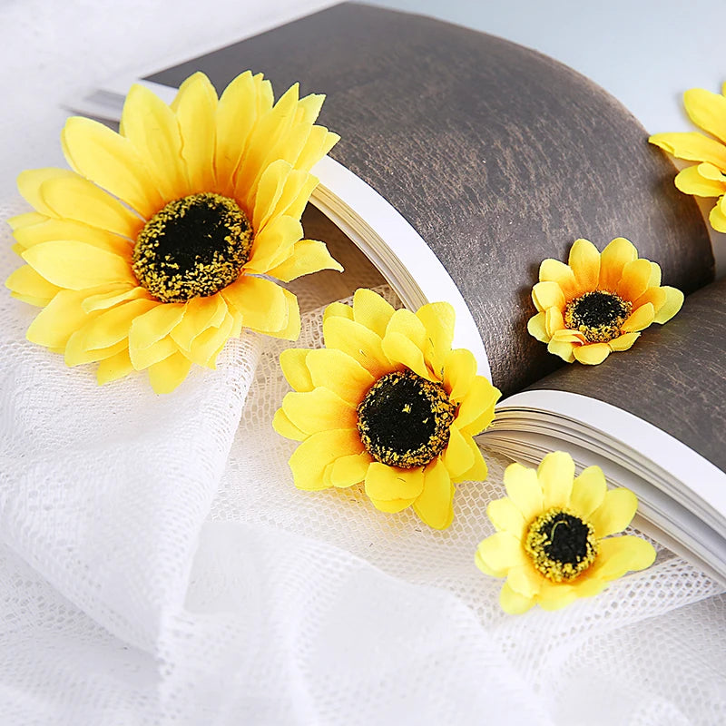 Silk Sunflower & Daisy Artificial Flowers – Wedding & Home Décor