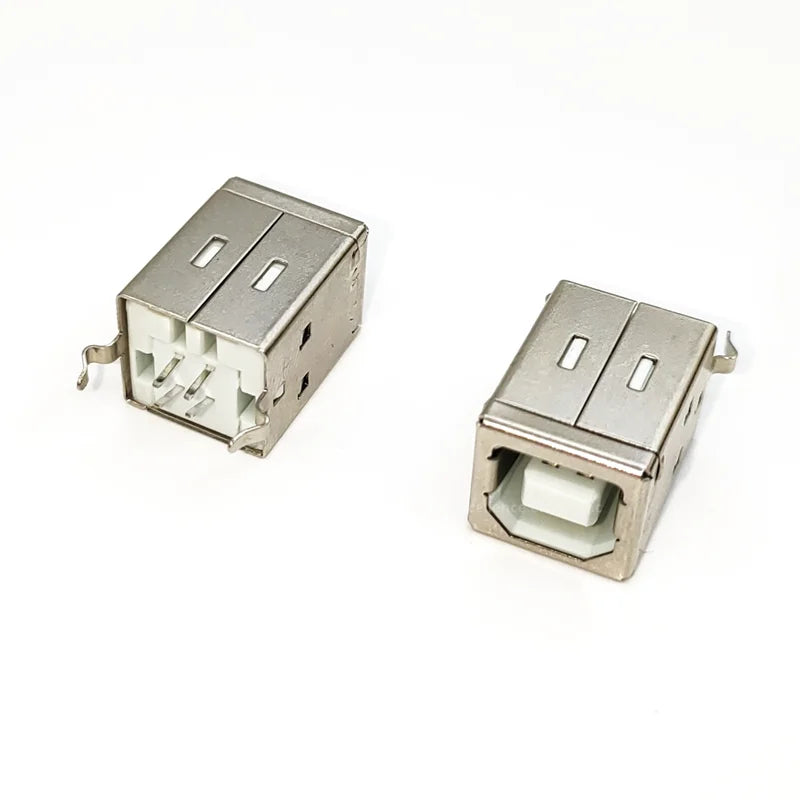 10pcs USB 2.0/3.0 Type B Female Plug Jack USB-B Right Angle AF Socket Printer Interface Soldering PCB Connector Peaceful Pleasures Health and Wellness