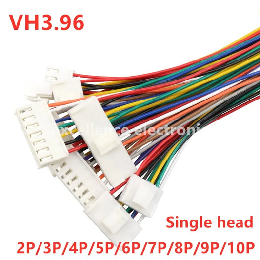 5PCS JST VH3.96 VH 3.96mm Female Housing Plug Connector Wire Cable 2 3 4 5 6 7 8 9 10Pin 22AWG Wire 20cm Length Peaceful Pleasures Health and Wellness 10P