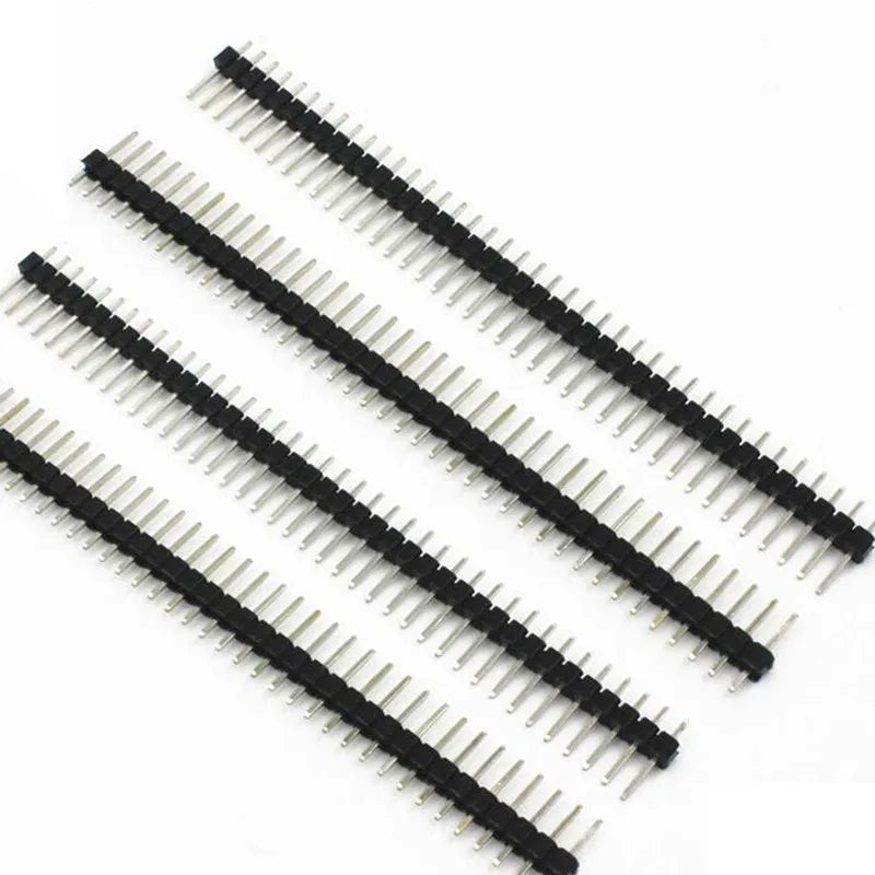 100PCS 40Pin 2.54mm Copper Single Row Straight Male Pin Header Strip PBC Ardunio High quality Peaceful Pleasures Health and Wellness
