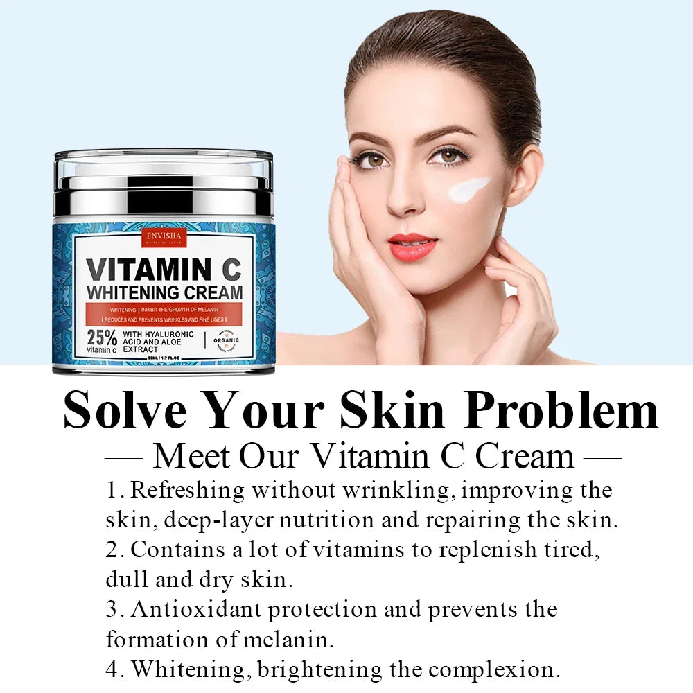ENVISHA Neck & Face Cream – Retinol, Collagen & Vitamin C 50ml Face Cream Peaceful Pleasures Health and Wellness