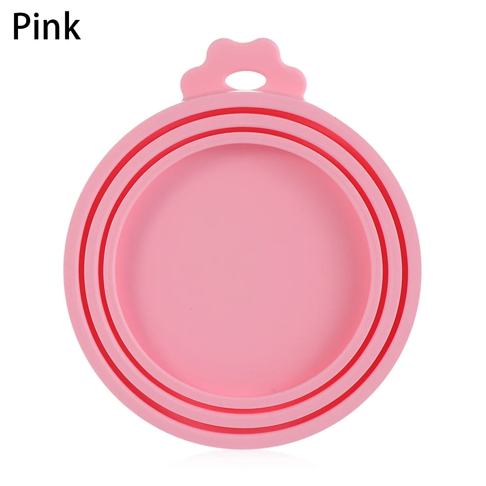 3-in-1 Silicone Can Lids – Reusable Food & Pet Can Covers