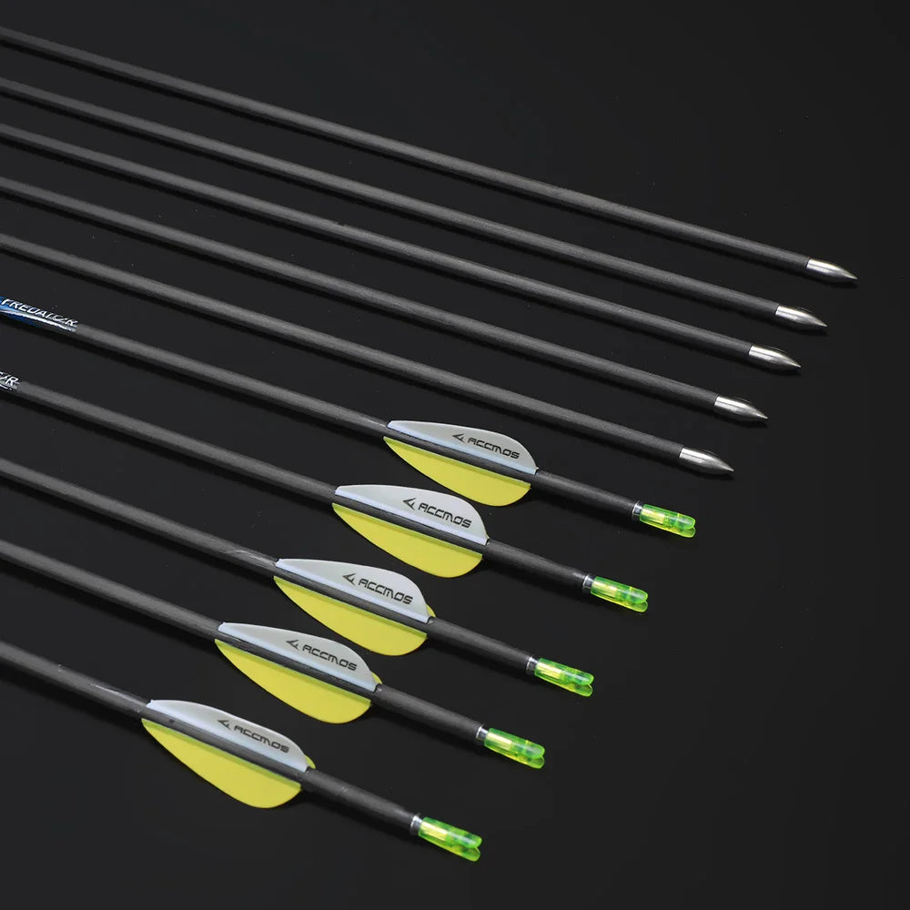 ID Pure Carbon Arrow Spine 300 350 400 500 600 700 800 900 1000