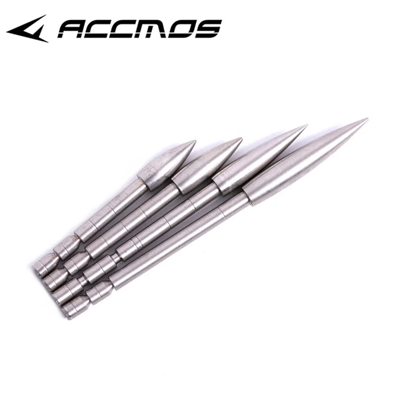12 Stainless Steel Bullet Point Tip DIY 100 120 150 200 Grain ID