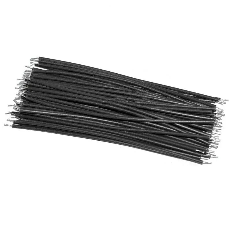 50Pcs 22AWG Tin-Plated PCB Solder Cable 1007-22AWG 5/10/15/20cm Fly Jumper Wire Cable Tin Conductor Wires Connector Wire Peaceful Pleasures Health and Wellness Black 10cm