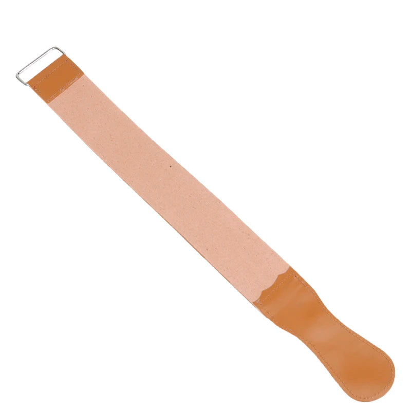 Genuine Leather Strop Strap Barber Straight Razor Folding Knife Knives Sharpening Shave Sharpener Sharpening Belt Peaceful Pleasures Health and Wellness