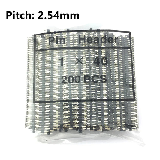 100PCS 40Pin 2.54mm Copper Single Row Straight Male Pin Header Strip PBC Ardunio High quality Peaceful Pleasures Health and Wellness Default Title