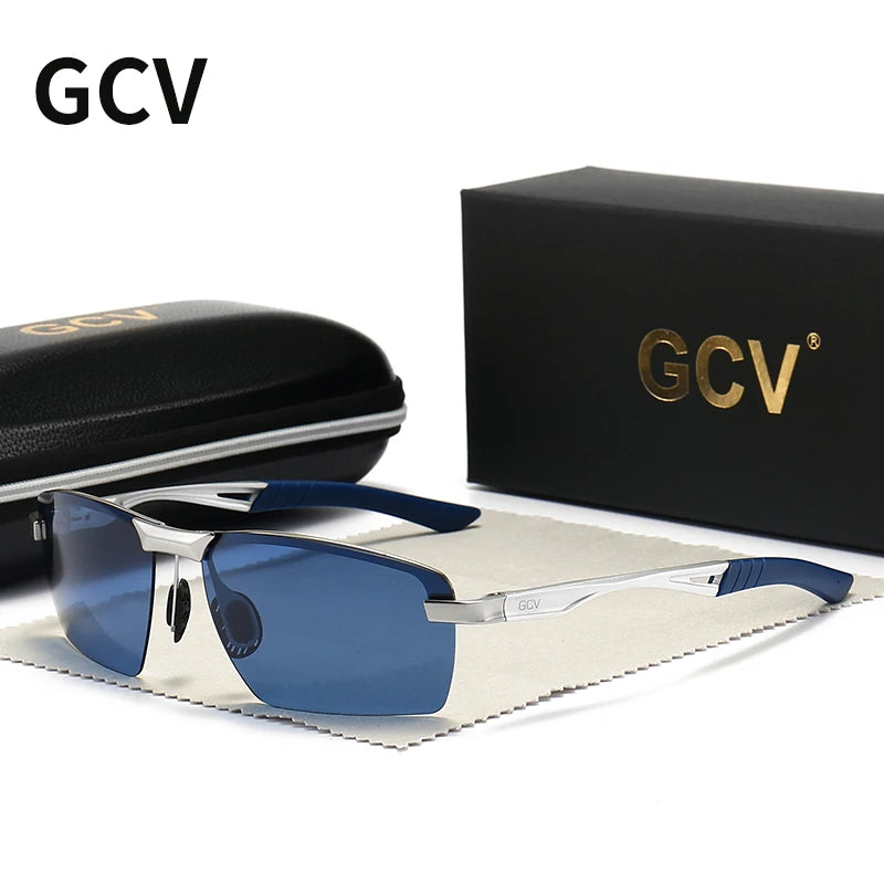 GCV Ultralight Frame Polarized Sunglasses Eyewear Men Male Fashion Sports Style Driving fishing Male Outdoor Travel UV Goggles Peaceful Pleasures Health and Wellness