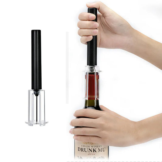 1 Pcs Air Pump Wine Bottle Opener Stainless Steel Pin Type Bottle Pumps abridor de vinho Kitchen Opening Tools Bar Accessories Peaceful Pleasures Health and Wellness
