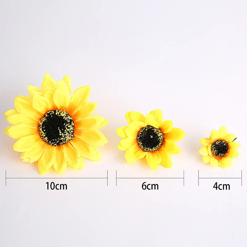 Silk Sunflower & Daisy Artificial Flowers – Wedding & Home Décor
