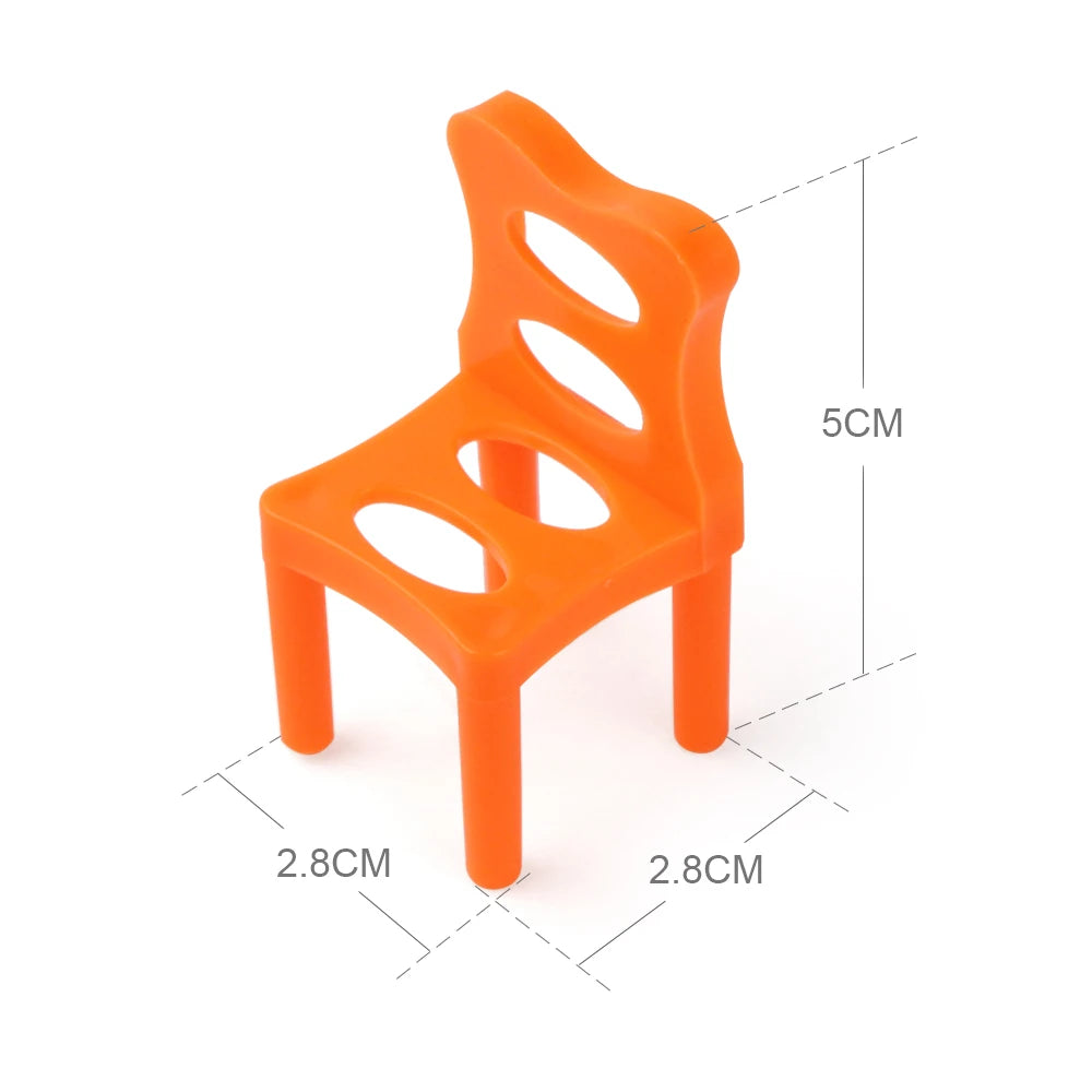 Mini Balance Chairs Game Stacking Blocks Assembly Family Balancing