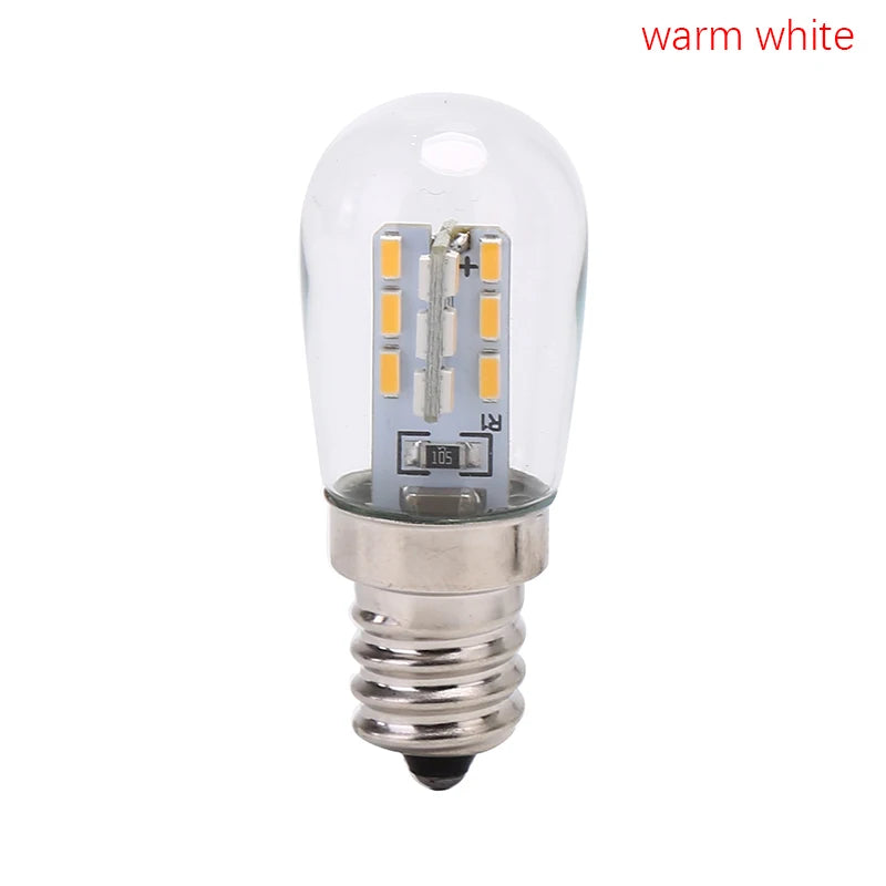 E12 LED Bulb 220V Globe Glass Lamp – Refrigerator & Sewing Machine
