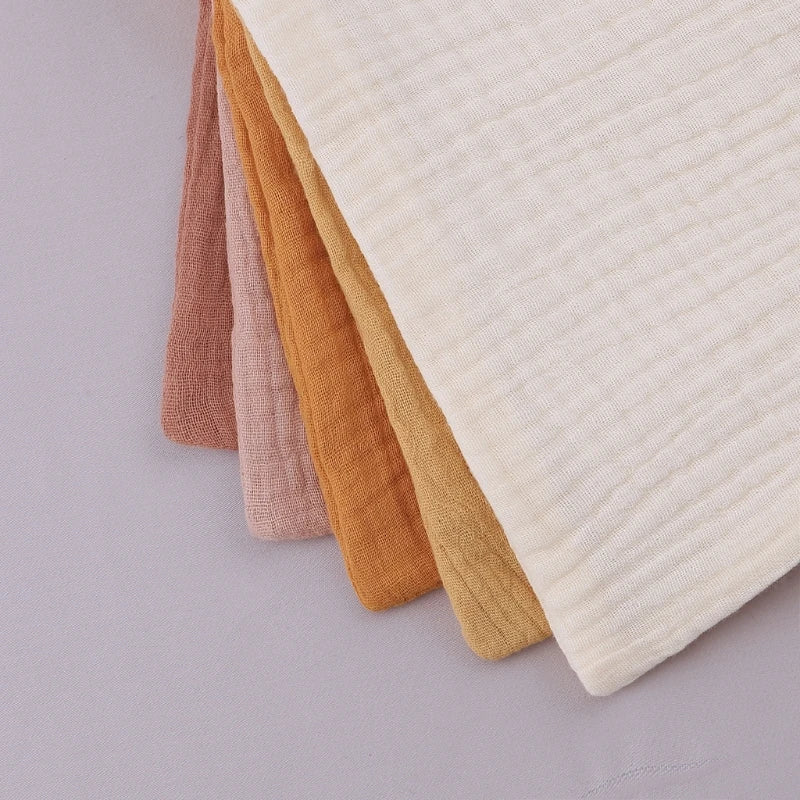5-Pack Baby Cotton Gauze Washcloths – Soft Burp & Bath Towel