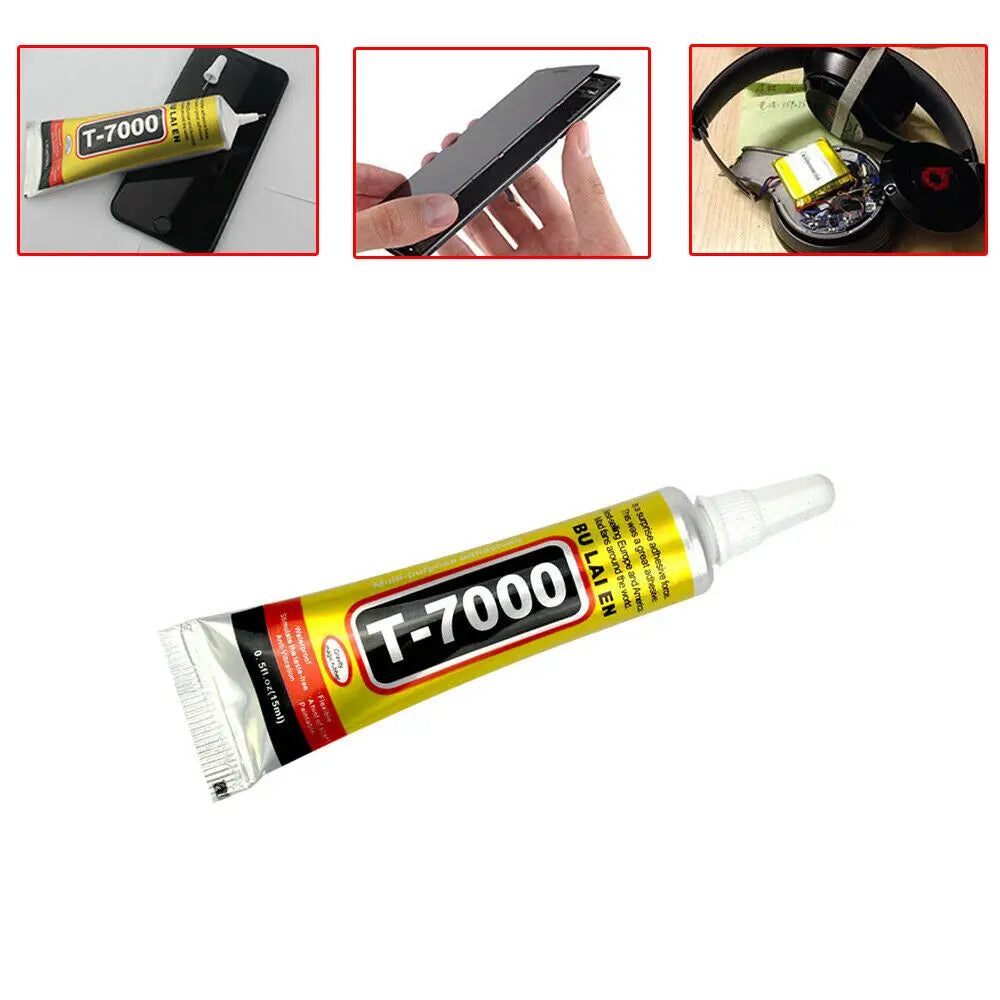 15ML T7000 Glue Super Adhesive Cell Phone Touch Screen Repair Frame Sealant Anti-Vibration And Waterproof Glue Stable Quality Peaceful Pleasures Health and Wellness