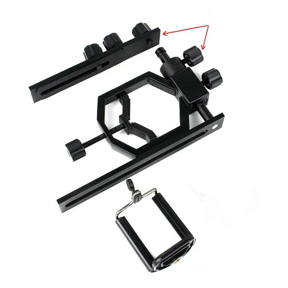 Telescope Photography Stand for Mobile Phone, Clip to Connect Digital Camera, Camping Equipment, Travel Exploration Accessories Peaceful Pleasures Health and Wellness A clip CN