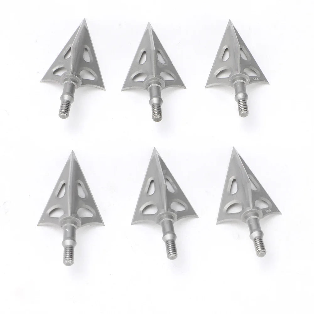 Archery Arrowheads Shooting Hunting Broadhead Points 100Grain 3-Blade