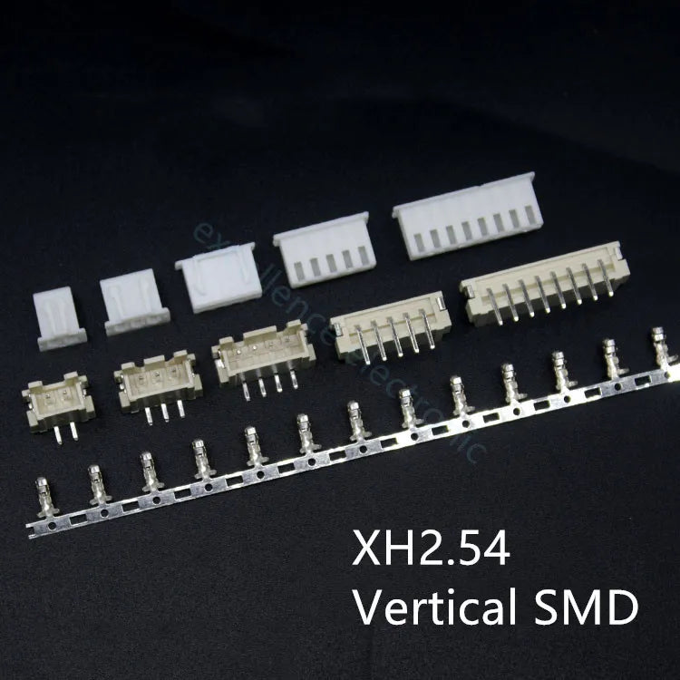 10sets SH1.0 JST1.25 PH2.0 XH2.54 SH/JST/ZH/PH/XH Horizontal / Vertical SMD Pin Header + Housing + Terminal Set 2.54mm Peaceful Pleasures Health and Wellness XH2.54 Vertical 6p