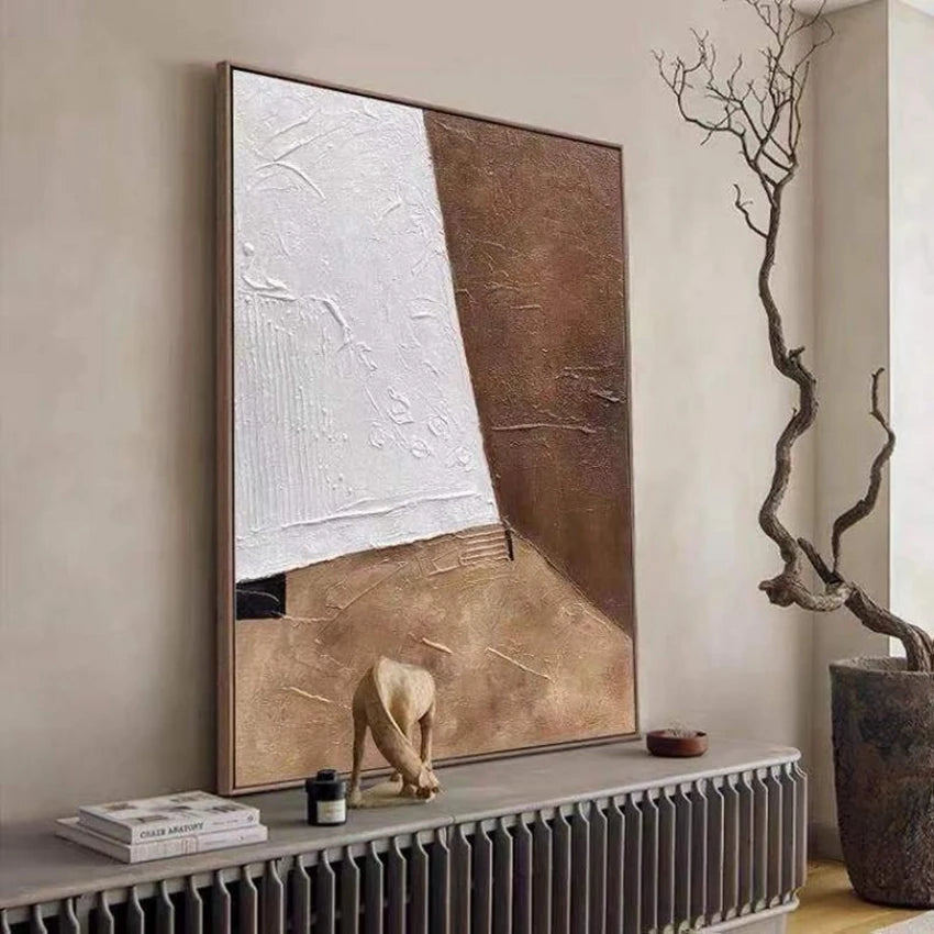 Custom Handmade Canvas Oil Painting Frameless Wall Art Decor Modern Abstract Mural Living Room Bedroom Restaurant Hotel Poster Peaceful Pleasures Health and Wellness