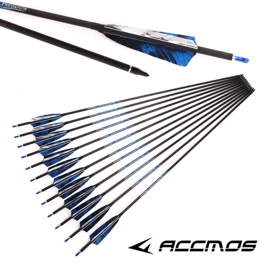 6 12 Carbon Arrow Practice Hunting Arrows Removable Tips Compound Peaceful Pleasures Health and Wellness 6pc sp350 32in