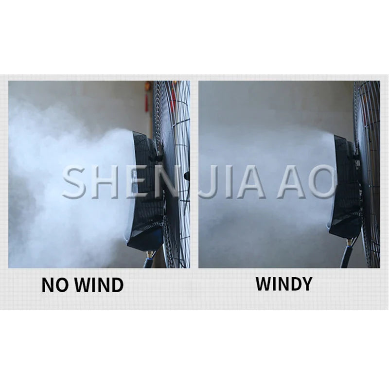 30" Industrial Floor Misting Fan 350W – Atomizing Humidifier