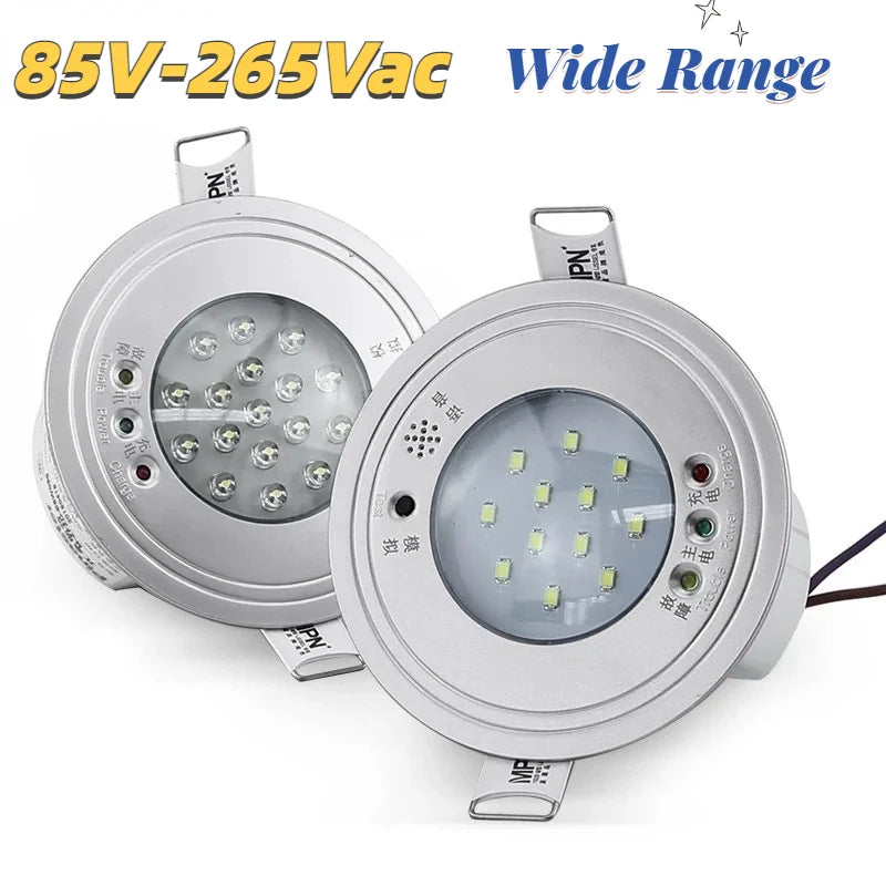 5W LED Recessed Emergency Downlight | 90-Min Backup AC 85-265V